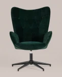 Кресло Stool Group Филадельфия велюр изумрудный ножка черная УТ000010439