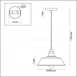 Подвесной светильник Lumion Stig 3677/1 (220V, на проводе, круглые)
