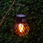 Уличный светильник подвесной светодиодный светодиодный на солнечных батареях ЭРА ERASF22-36 (шар, IP54)