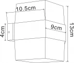 Настенный уличный светильник Arte Lamp Ulysses A8705AL-2BK (LED, 220V, IP54)