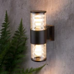 Настенный светильник уличный Elektrostandard Strada 1407 TECHNO черный (220V, IP54)