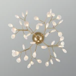 Потолочная люстра Wi-Fi Bogate's Foglia 344 Smart (220V, управление смартфоном, голосовое управление, умный дом - Minimir Home, Алиса, Маруся, Салют, лепестки)