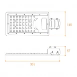 Уличный консольный светильник 50Вт 5700К IP65 Wolta STL-50W/04