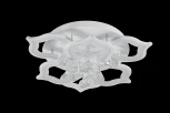 Потолочная люстра ярусная Natali Kovaltseva HIGH-TECH LED LAMPS 82028 (регулировка яркости, 220V, пульт управления, цветы)