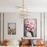 Люстра на штанге Traverse H105 Gold ImperiumLoft Traverse01 (207813-26) (220V)