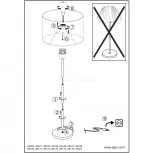 Торшер Eglo Viserbella 97647 (220V, круглые)