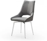 Стул ESF DC1239 серый/ноги сталь
