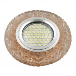 Встраиваемый точечный светильник Fametto Luciole DLS-L146 GU5.3 GLASSY/TEA (220V, круглые)