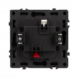 Механизм выключателя одноклавишный непроходной SWT-NOBE-MK01-SFPL-BK (230V, 10A) (Arlight) 054243