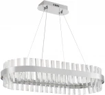 Подвесная люстра с таймером Natali Kovaltseva Smart Нимбы LED LAMPS 81253 (220V, хрусталь, пульт управления, управление смартфоном, на тросе)