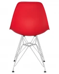 Стул обеденный DSR (ножки хром, цвет красный (R-02))