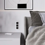 Выключатель одноклавишный (черный акрил) Werkel W1110048 (a064024)