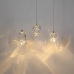 Подвесной светильник Odeon Light Gemme 7114/4LB прозрачное стекло/металл IP20 LED 4W 300Лм 3000K 200° 220V