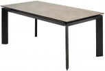 Стол CREMONA 180 HYDRA MOKA TL-52 матовая испанская керамика / черный каркас М-City