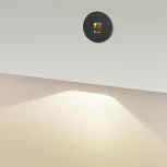 Подсветка для лестниц встраиваемая Odeon Light Vitty 6651/1WL3 черный/металл IP65 LED 1W 3000K 220V