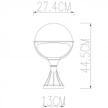 Наземный фонарь Arte Lamp Monaco A1494FN-1BK