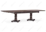 Стол Woodville Морнит 220(320)х110 орех темный / орех 483915