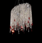 Подвесная люстра Lumina Deco Santosa LDP 7051-4 CHR