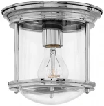 Потолочный светильник круглый Hadrian QN-HADRIAN-MINI-F-CM-CLEAR Hinkley (220V, IP44)