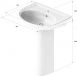 Раковина Sanita luxe Classic luxe