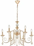 Подвесная люстра Arte Milano AM346109 346109/6 FGD (220V, подвески, на цепи, подсвечник, свеча)