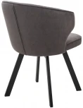 Стул SKAT 360 град. поворот. B28 Темно-серый, велюр / черный каркас, М-City