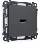 Комплект механизма Ambrella Volt розетки HDMI 2.0 ALFA MA914010 Графит мягкое касание 40V/500mA 2.0GHz 5-18Gbit/s QUANT