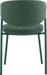 Стул Харпер ткань рогожка зеленый каркас зеленый полуглянцевый муар Stool Group (арт.УТ000038933)
