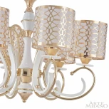 Подвесная люстра Arte Milano Florentia-1237 301237/6 Wh/Gd (220V, на цепи)