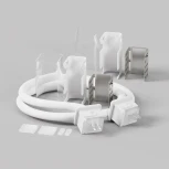 Двусторонний коннектор питания с проводом (30 см) для гибкого неона 17x12 мм Maytoni 432013