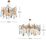 Подвесная люстра Spruce 80 ImperiumLoft Spruce01 (189579-26) (220V, на тросе)