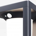 Настенный уличный светильник на солнечной батарее Maytoni Shatter OSL457WL-L2GF3K (LED, датчик движения, IP54)