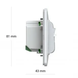 Терморегулятор terneo mex, белый