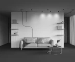 Трековый светильник магнитный 5Вт 24V Maytoni Focus Led TR187-1-5W2.7K-M-B (круглые)