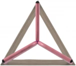 Вешалка напольная Галилео 213 розовый/шимо от фабрики Mebelik