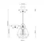 Подвесной светильник Lucia Tucci Narni 1941.1 White (220V, на проводе)