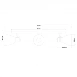 Спот Arte Lamp Mercoled A5049PL-3GY