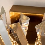 Настенный светильник Divinare Corona 1685/01 AP-1 (LED, 220V, хрусталь)