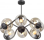 Потолочная люстра на штанге V4003-1/8PL Vitaluce (220V, шар, молекулы)