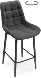Полубарный стул Notta Алст К крутящийся темно-серый / черный 502127