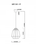 Подвесной светильник MyFar Hill MR1361-1P (220V)