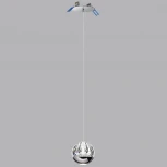 Подвесной светильник Odeon Light Sono 5100/5L хром/прозрачный/акрил "2 в 1" LED 5W 4000K (220V, на проводе, шар)