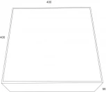 Потолочный светильник Zon 3000K 1x45Вт 120° LED Maytoni Technical C067CL-L48W3K