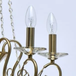 Подвесная люстра MW-Light Селена 482016305 (220V, подвески, на цепи, свеча)