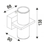 Настенный светильник Imex Техно IL.0012.2015