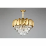 Подвесная люстра Omnilux Ardea OML-66903-09 (220V, хрусталь, на цепи)