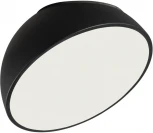 Потолочный светильник круглый Sonex Pluto Black 7658/35L пластик/белый/черный LED 35Вт 4000K D300 IP20 (220V, круглые)