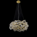 Подвесной светильник iLamp Savage 9065-D600 GD (220V, на тросе, листья, ветки)