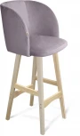 Стул барный SHT-ST33/S65 сиреневая орхидея/прозрачный лак Sheffilton 5630449303