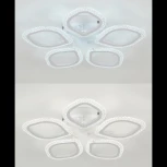 Потолочная люстра Natali Kovaltseva Simply LED LAMPS 81408 с пультом ДУ 80W, белый, LED